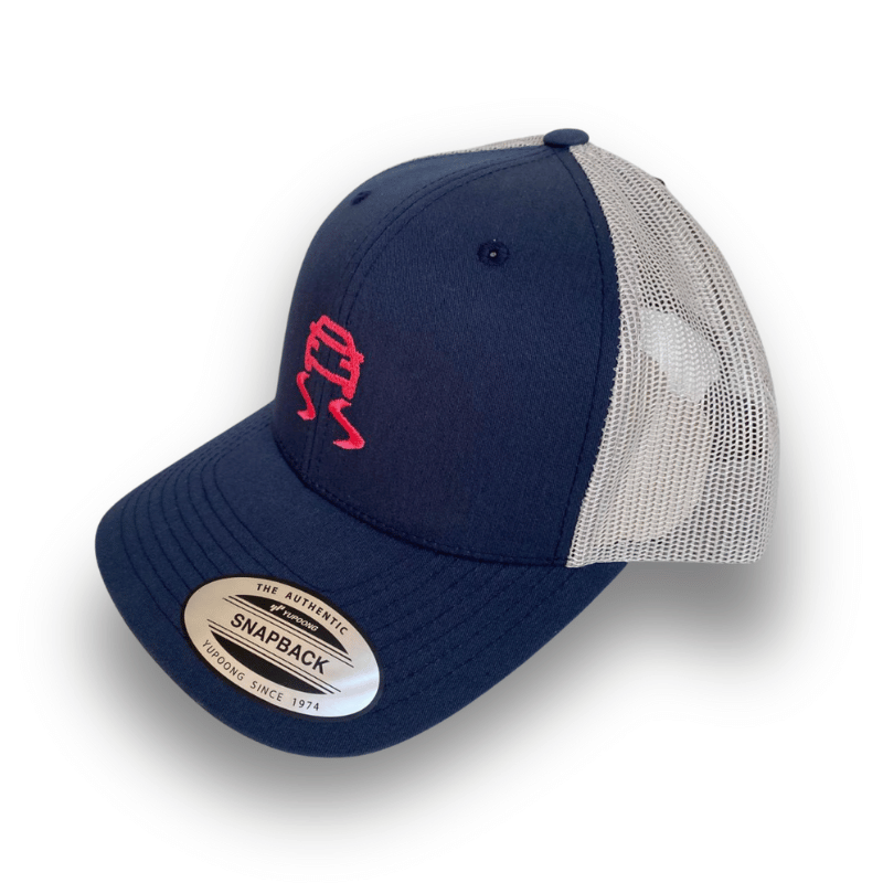 Casquette Trucker Oversteer – Bleu Marine & Blanc