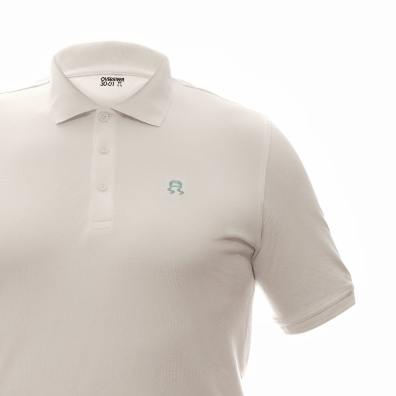 Polo Oversteer Blanc – Pureté et maîtrise