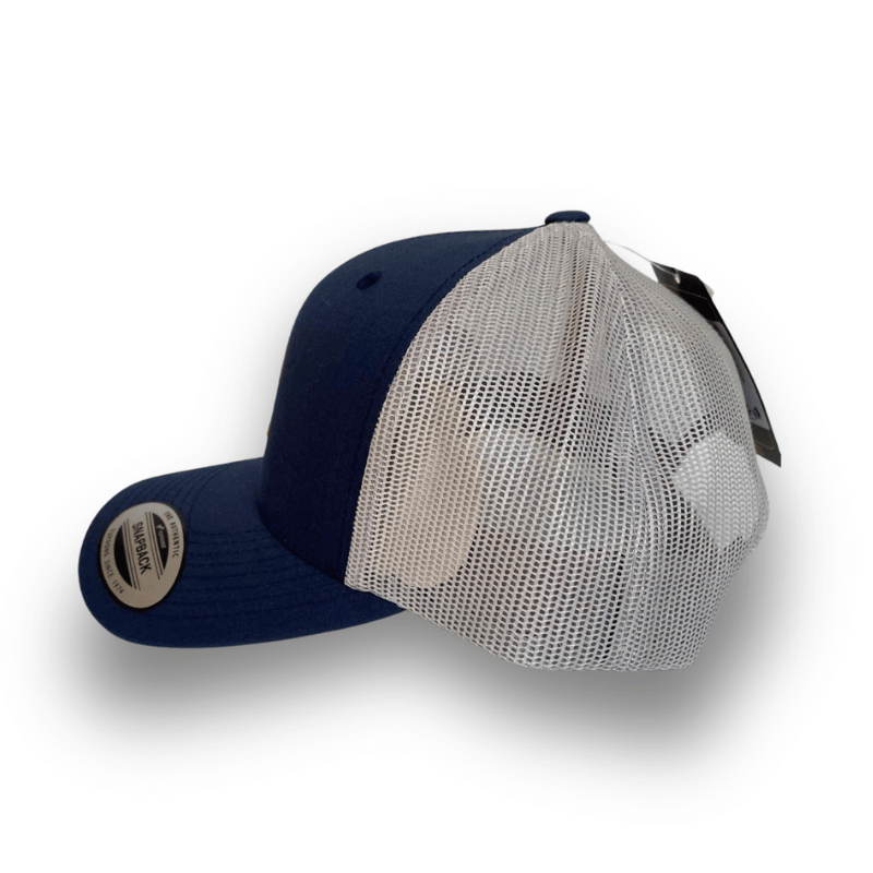 Casquette Trucker Oversteer – Bleu Marine & Blanc