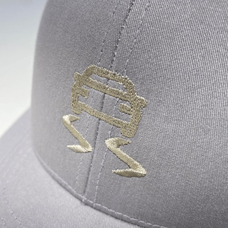 Casquette Trucker Oversteer Gris Clair & Or