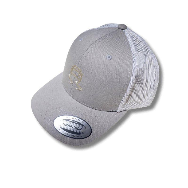 Casquette Trucker Oversteer Gris Clair & Or