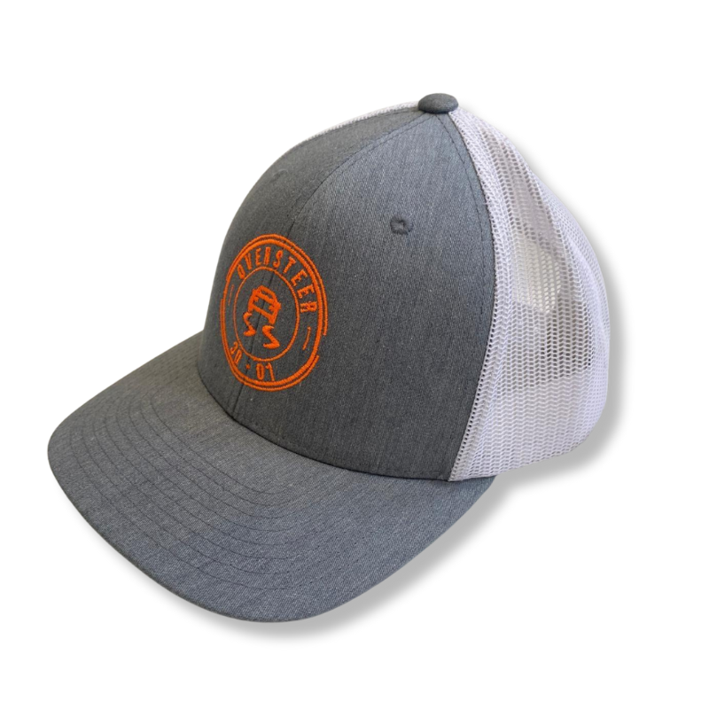Casquette Trucker Oversteer – Orange & Gris