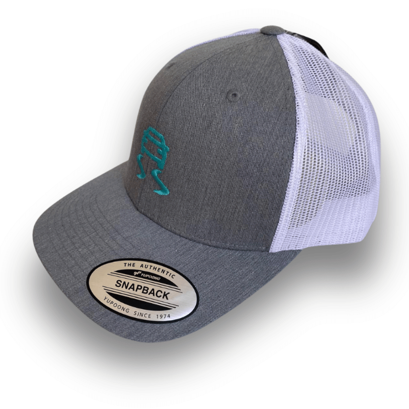 Casquette Trucker Oversteer – Gris & Blanc